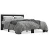 vidaXL Bed Frame without Mattress Black 120x200 cm