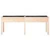 vidaXL Planter with Liner 203x53x76 cm Solid Wood Fir