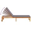 vidaXL Sun Lounger 2 pcs Brown 35 x 35 x 34cm Solid Acacia wood