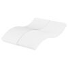 vidaXL Foam Mattress White 140x200 cm Hardness H2 H3