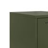 vidaXL Highboard Olive Green 36x39x107 cm Steel