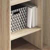 vidaXL Book Cabinet Sonoma Oak 40x35x180 cm Engineered Wood