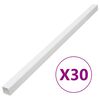 vidaXL Cable Trunking 50x25 mm 30 m PVC