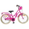 vidaXL Kids Bike 24'' for 8-12 Years Old Dark Pink