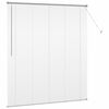 vidaXL Window Blind with Curtains Manual Silver Aluminium
