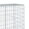 vidaXL Gabion Basket with Cover 500x50x200 cm Galvanised Iron