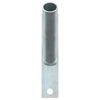 vidaXL Flag Pole Holde Silver 15 x 3 x 0.35 cm Steel