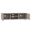 vidaXL TV Cabinet Concrete Grey 140x40.5x35 cm Engineered Wood