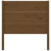 vidaXL Headboard Honey Brown 106x4x100 cm Solid Wood Pine