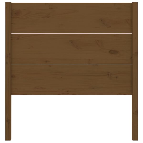 vidaXL Headboard Honey Brown 106x4x100 cm Solid Wood Pine