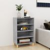 vidaXL Sideboard Concrete Grey 57x35x90 cm Engineered Wood