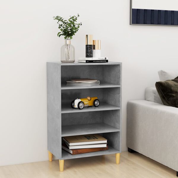 vidaXL Sideboard Concrete Grey 57x35x90 cm Engineered Wood