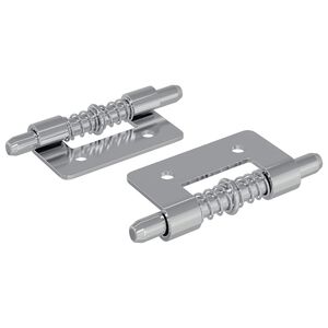 vidaXL Latch 2 pcs Silver 46 x 17 x 1.2 mm Steel