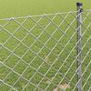 vidaXL Chain Link Fence Silver 10 x 1 m Galvanised steel