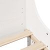 vidaXL Bed Frame without Mattress White 150x200 cm King Size Solid Wood Pine