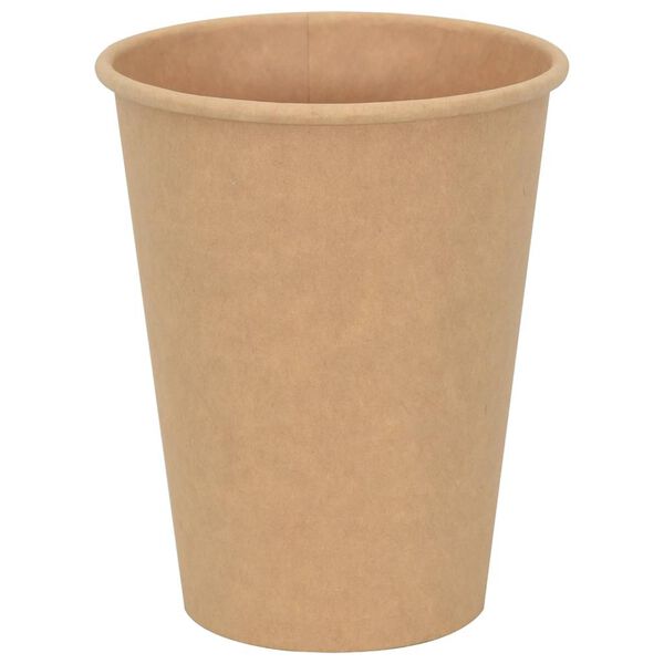 vidaXL Paper Coffee Cups with Lids 1000 pcs 12oz 300ml