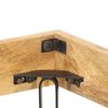 vidaXL Bed Frame without Mattress Solid Mango Wood 200x200 cm