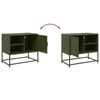 vidaXL TV Cabinet Olive Green 68x39x60.5 cm Steel