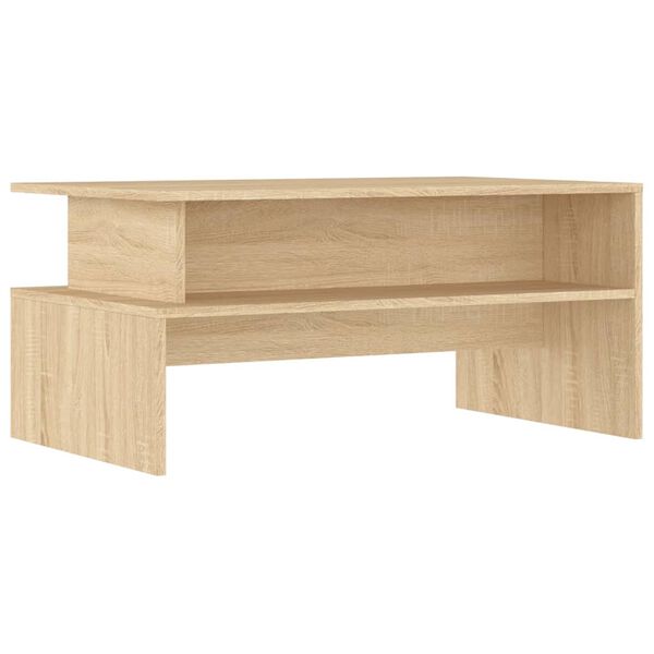 vidaXL Coffee Table Sonoma Oak 90x55x42.5 cm Engineered Wood