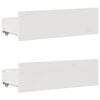 vidaXL Bed Frame without Mattress with Drawers White 150x200 cm King Size Solid Wood Pine