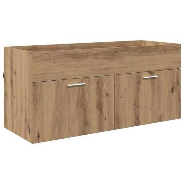 vidaXL Sink cabinet with Storage with Door Artisan Oak Engineered Wood