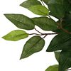 vidaXL Artificial Ficus Tree 480 Leaves 130 cm Green