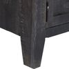 vidaXL TV Cabinet Black 118x30x40 cm Solid Mango Wood