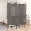 vidaXL 5-Panel Room Divider Anthracite 200x200 cm Fabric