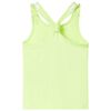 Kids' Tank Top Neon Yellow 104