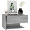 vidaXL Wall-mounted Bedside Cabinets 2 pcs Grey Sonoma