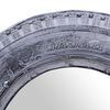 vidaXL Mirror White 50 cm Reclaimed Rubber Tyre
