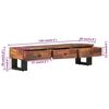 vidaXL TV Cabinet 110x30x30 cm Solid Reclaimed Wood