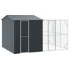 vidaXL Bird Cage Anthracite 425 x 304 x 247 cm Galvanised Steel