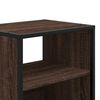 vidaXL Wall-mounted Bedside Cabinet Brown Oak 40x31x39.5 cm