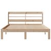vidaXL Bed Frame with Headboard without Mattress 150x200 cm King Size