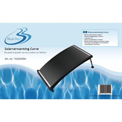 Blue Bay Solar Pool Heater Curved Kappa 71x13 cm