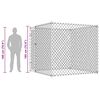 vidaXL Outdoor Dog Kennel 193x193x185 cm
