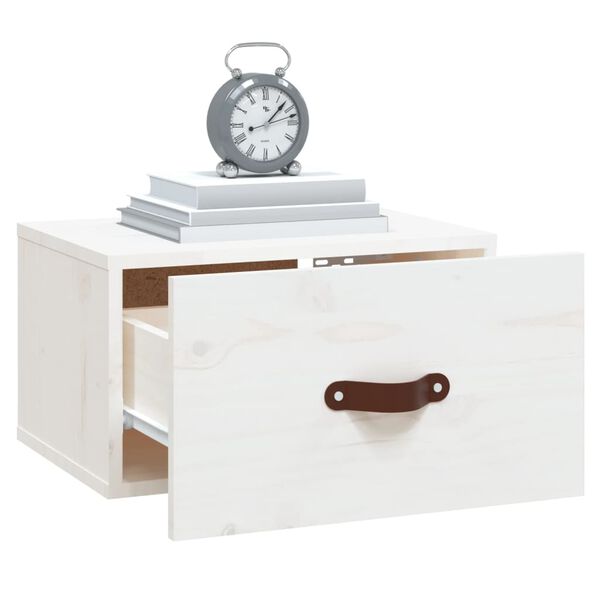 vidaXL Wall-mounted Bedside Cabinets 2 pcs White 40x29.5x22 cm