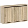 vidaXL Wall-Mounted Shoe Cabinet ZWOLLE 71 x 17 x 43 cm Sonoma Oak