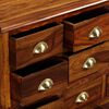 vidaXL Chest of Drawer 120x30x75 cm Solid Acacia Wood