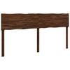 vidaXL Live Edge Headboard ROSTOCK Dark Brown 180 cm Solid Acacia Wood