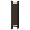 vidaXL 6-Panel Room Divider Brown 240x180 cm