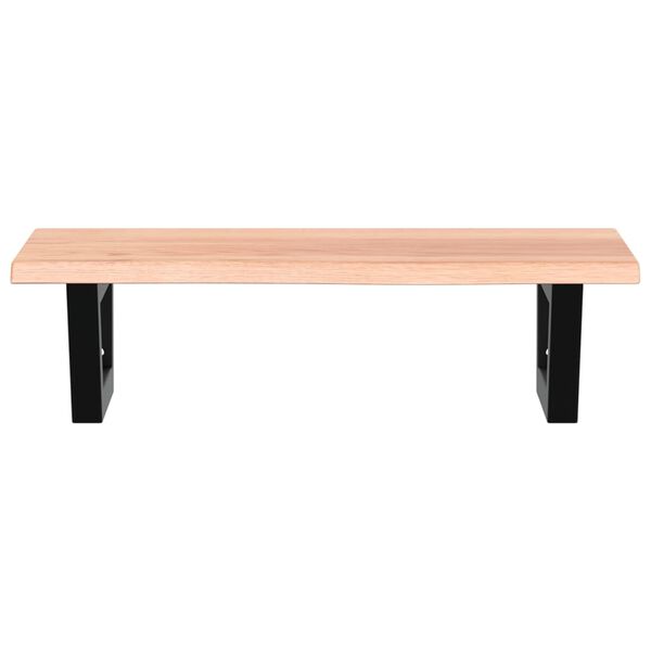 vidaXL Basin Shelf Wall Mounted&nbsp;Steel and&nbsp;Solid Wood Oak