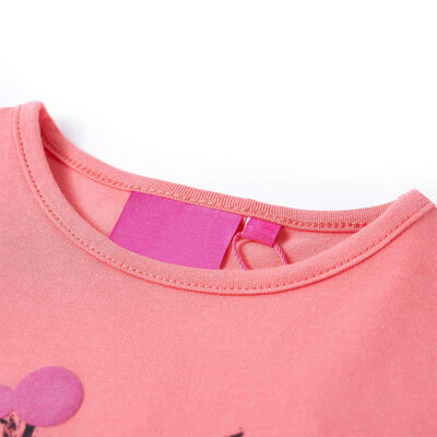 Kids' T-shirt with Long Sleeves Pink 92