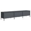 vidaXL TV Cabinet Anthracite 202x39x43.5 cm Cold-rolled Steel