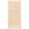 vidaXL Cabinet Doors Louvred Design 4 pcs 61.5x29.5 cm Solid Wood Pine