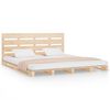 vidaXL Bed Frame without Mattress 120x190cm Solid Wood Pine Small Double