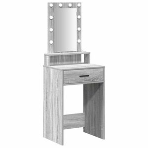 vidaXL Dressing Table Grey 50 x 41 x 140 cm Engineered Wood