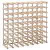 vidaXL Wine Rack for 72 Bottles Solid Pinewood