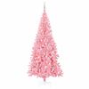 vidaXL Christmas Tree with 300 LEDs with Stand Pink 240 cm PVC